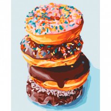 Картина по номерам Пончики, Art Craft (40х50 см)