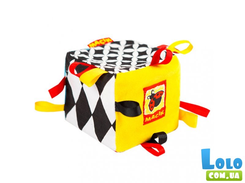 Погремушка-кубик, Масик