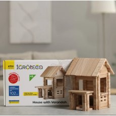 Конструктор Домик с верандой, (900255), 102 дет.
