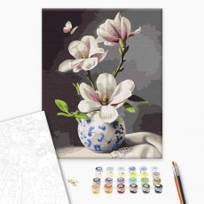 Картина по номерам Натюрморт с орхидеей, Brushme (40х50 см)
