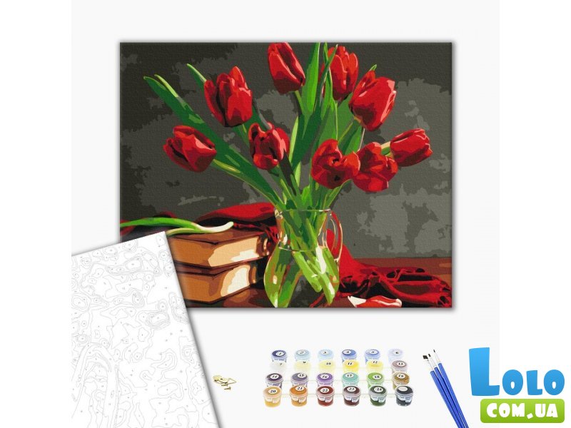 Картина по номерам Букет тюльпанов, Brushme (40х50 см)