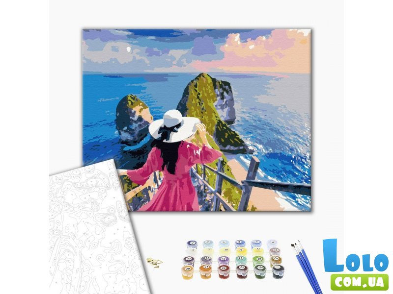 Картина по номерам Леди на островах, Brushme (40х50 см)
