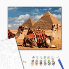 Картина по номерам Символы Египта, Brushme (40х50 см)