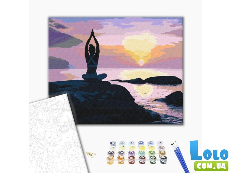 Картина по номерам Утренняя медитация, Brushme (40х50 см)