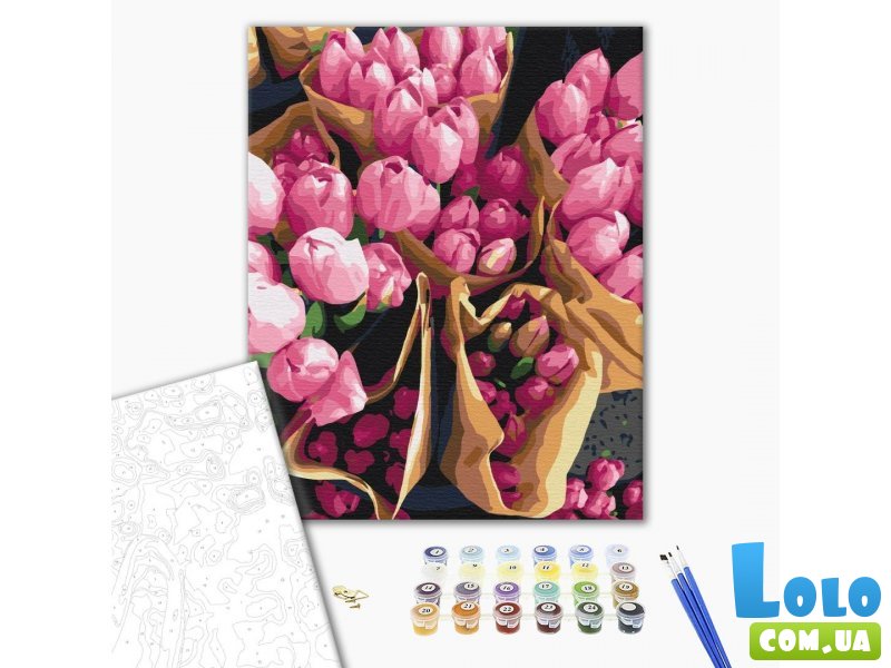 Картина по номерам Голландские тюльпаны, Brushme (40х50 см)
