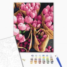 Картина по номерам Голландские тюльпаны, Brushme (40х50 см)