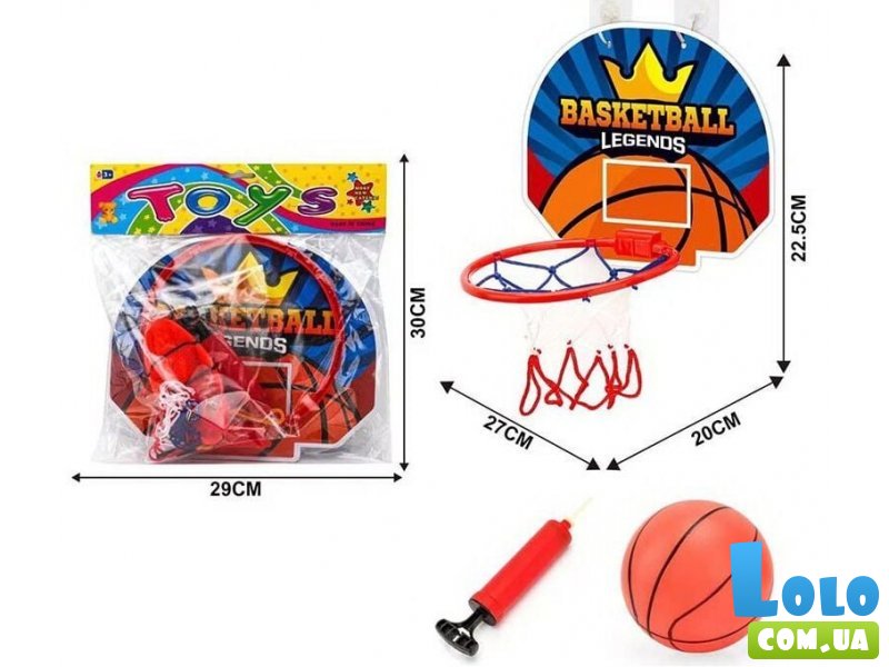 Игровой набор Баскетбольное кольцо с мячем