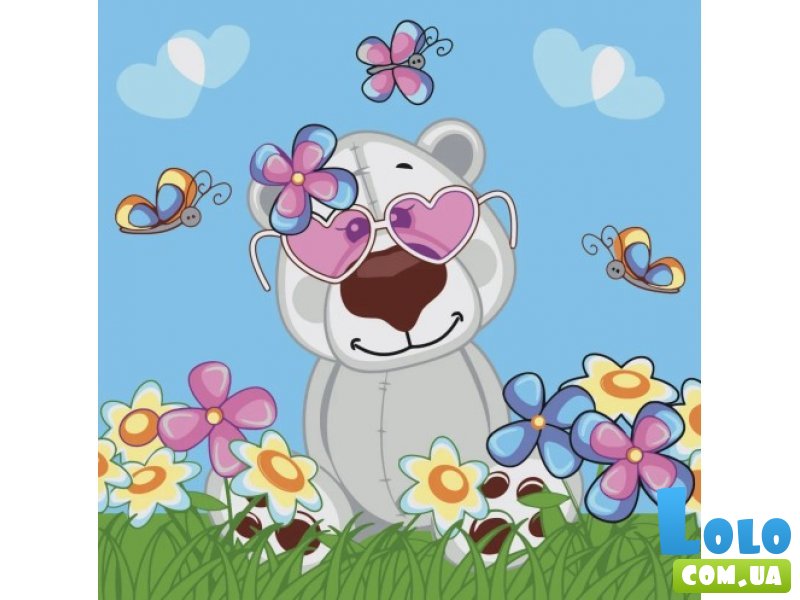 Картина по номерам Розовые очки, Strateg (30х30 см)