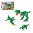 Конструктор Динозавры 3 в 1, Qman (W42106), 287 дет.