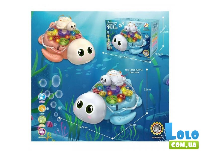 Музыкальная игрушка Черепашка (в ассортименте)
