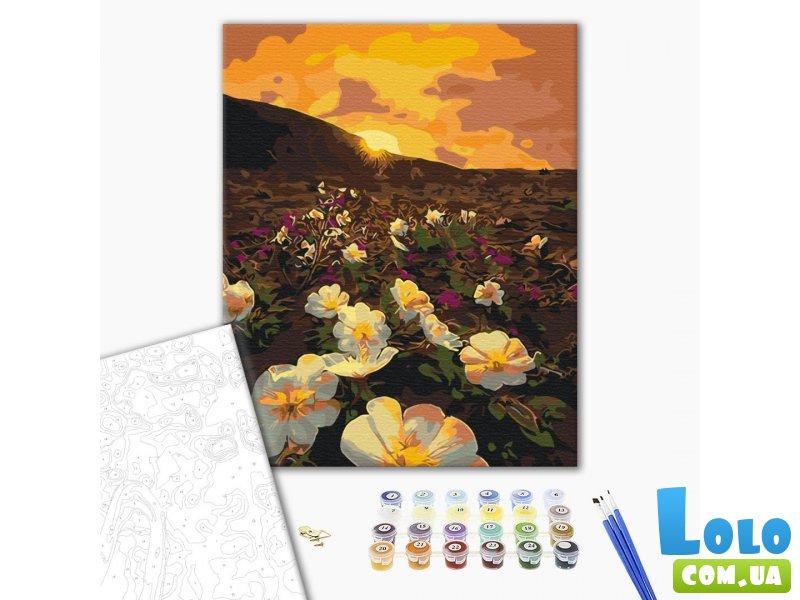 Картина по номерам Цветы солнца, Brushme (40х50 см)