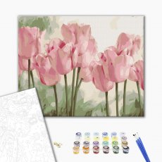 Картина по номерам Нежные тюльпаны, Brushme (40х50 см)