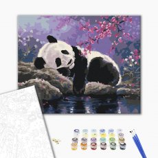Картина по номерам Сладкий сон панды, Brushme (40х50 см)