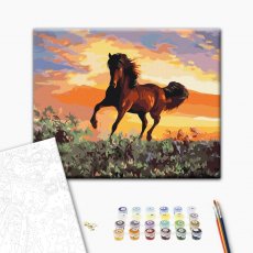 Картина по номерам Лошадь, Brushme (40х50 см)