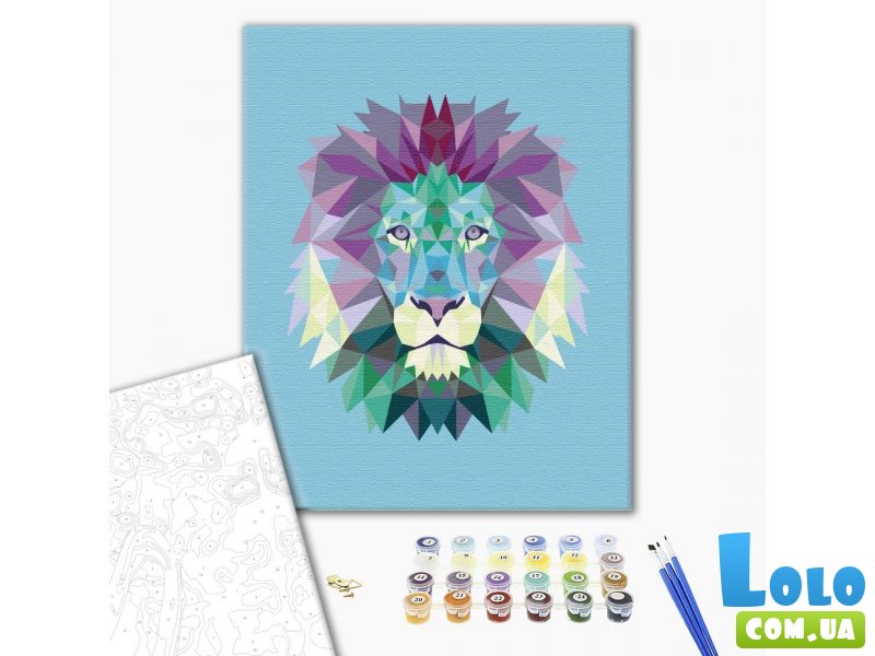 Картина по номерам Хищник в деталях, Brushme (40х50 см)