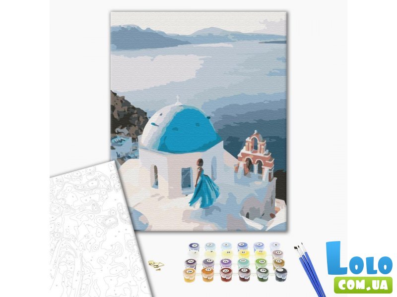 Картина по номерам На крыше Греции, Brushme (40х50 см)