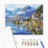 Картина по номерам Деревня у подножья горы, Brushme (40х50 см)