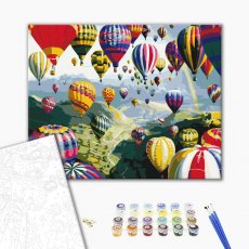 Картина по номерам Разноцветные шары, Brushme (40х50 см)