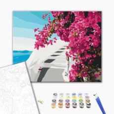 Картина по номерам Цветы Санторини, Brushme (40х50 см)