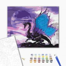 Картина по номерам Небесный дракон, Brushme (40х50 см)