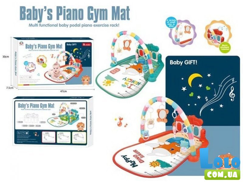 Детский развивающий коврик (в ассортименте)