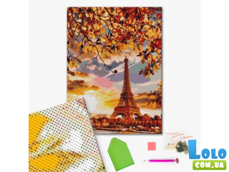 Алмазная мозаика Осенний Париж, Brushme (40х50 см)