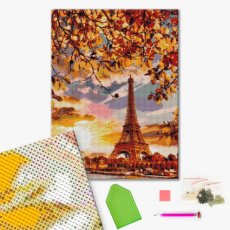 Алмазная мозаика Осенний Париж, Brushme (40х50 см)