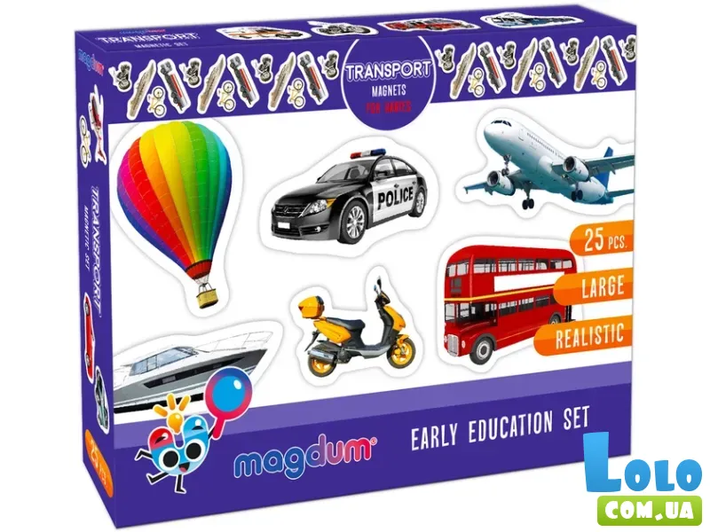 Набор магнитов Транспорт