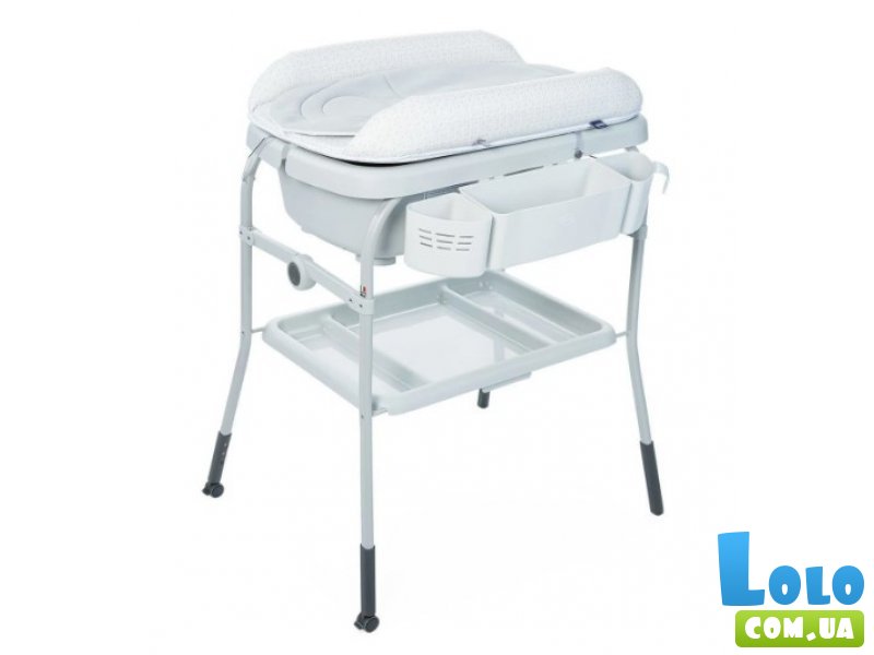 Пеленальный столик с ванночкой Chicco "Cuddle & Bubble" (белый)