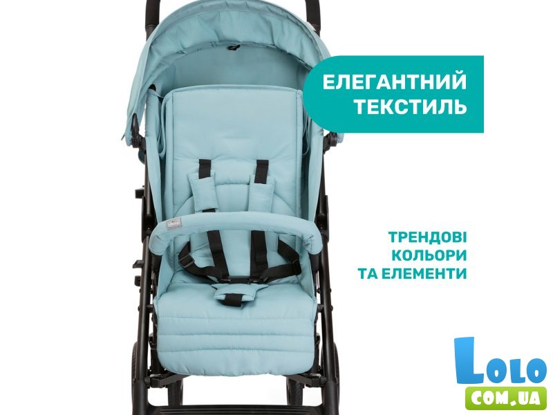 Прогулочная коляска Lite Way 4 Stroller, Chicco (голубая)