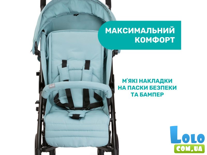Прогулочная коляска Lite Way 4 Stroller, Chicco (голубая)