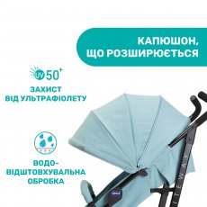 Прогулочная коляска Lite Way 4 Stroller, Chicco (голубая)