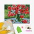 Алмазная мозаика Маки и веночек из ромашек, Brushme (40х50 см)