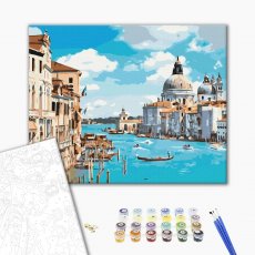 Картина по номерам Прогулка по Венеции, Brushme (40х50 см)