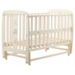 Кровать Друзья DDMO-02, Babyroom маятник, откидной бок (бук, слоновая кость)