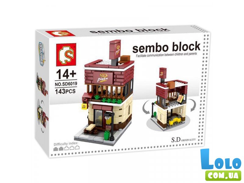 Конструктор Пиццерия, Sembo Block (SD6019), 143 дет.