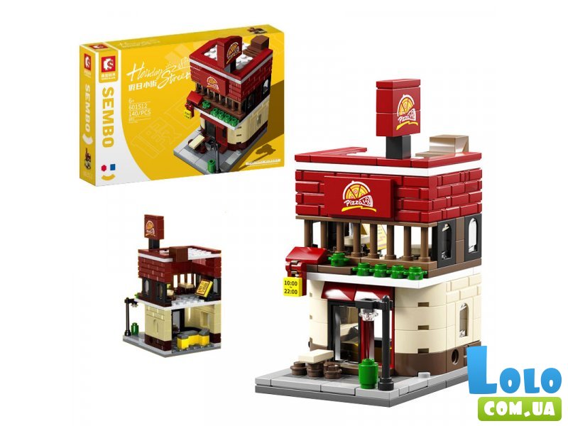 Конструктор Пиццерия, Sembo Block (601512), 140 дет.