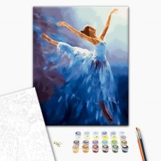 Картина по номерам Воздушная балерина, Brushme (40х50 см)