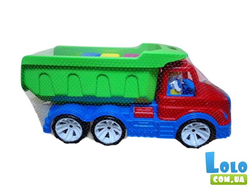 Машина Самосвал Mati с кубиками, Bamsic