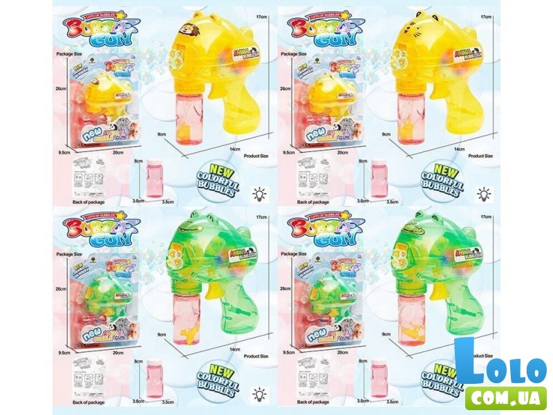 Мыльные пузыри Пистолет (в ассортименте)