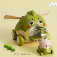 Набор машин Динозавр с катапультой (зеленый)