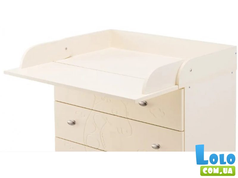 Пеленальный комод Жирафик, Babyroom (ваниль)