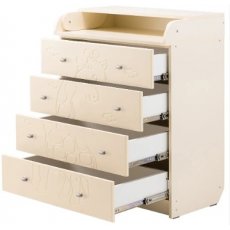 Пеленальный комод Жирафик, Babyroom (ваниль)