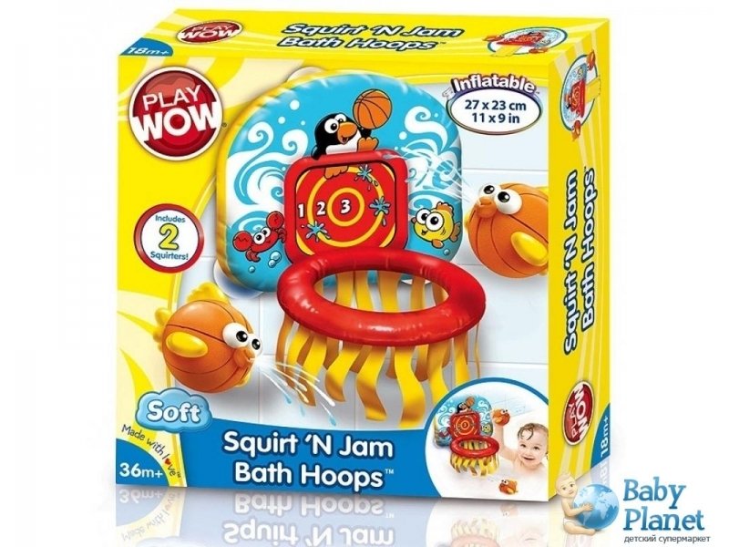 Активная игрушка для купания Play Wow "Баскетбол в воде" (3123PW)