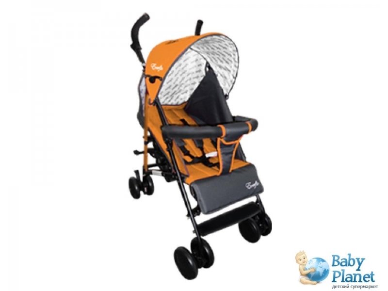 Прогулочная коляска-трость Everflo SK-166 Orange Stripe (оранжевая)