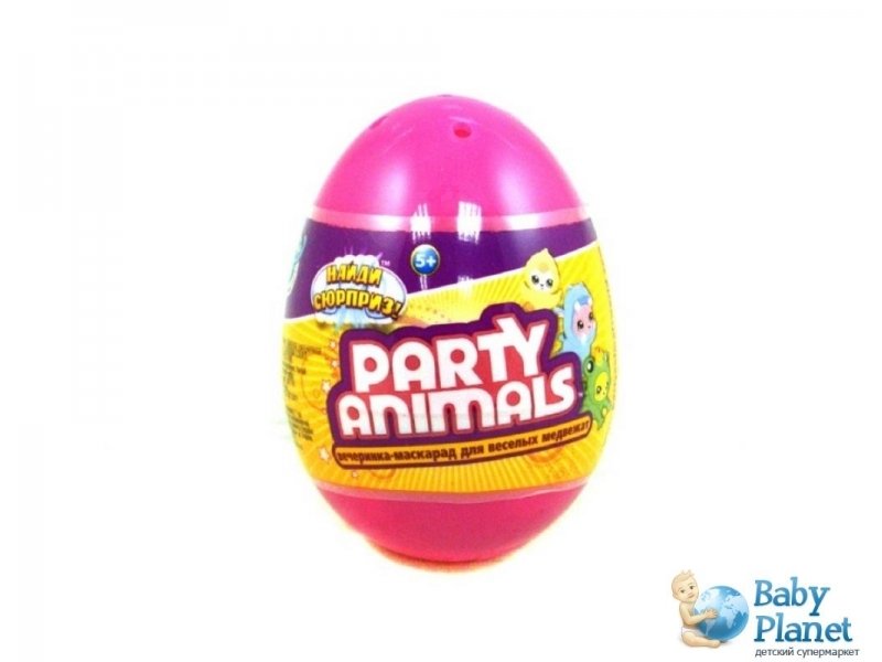 Игровой набор Party Animals "Яйцо с 1 медвежонком" (PA60714), в ассортименте