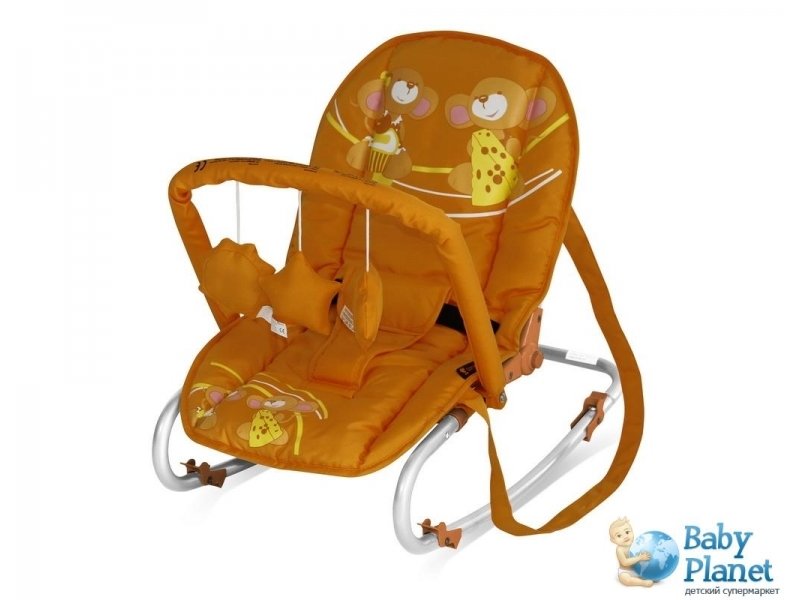 Кресло-качалка Bertoni Top Relax With Toy Orange Mice (оранжевое)