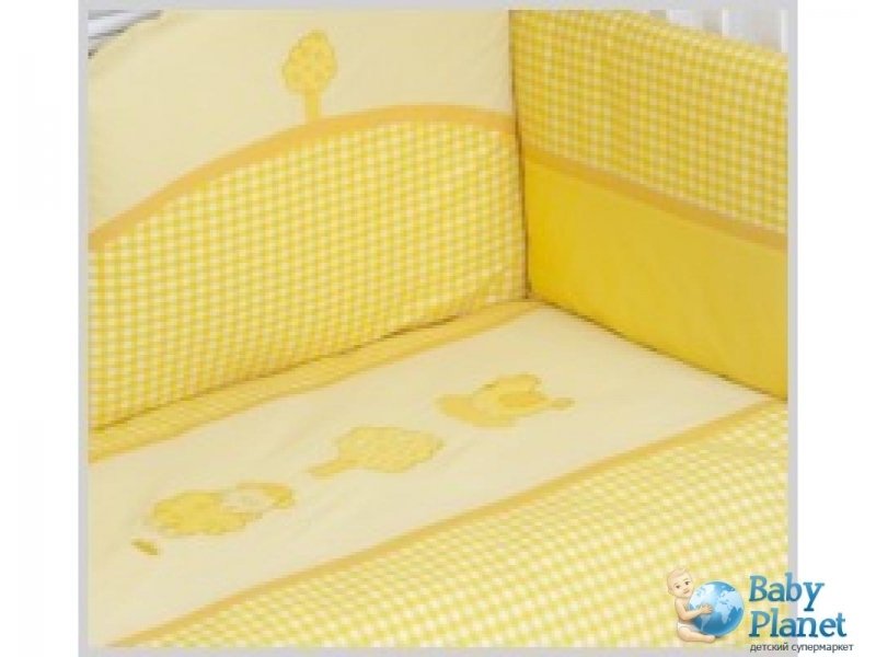 Постельный комплект Nino Morada Yellow ПКН6ВВ (желтый), 6 эл.