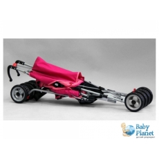 Прогулочная коляска-трость Geoby D205R-F-XSH (розовая)