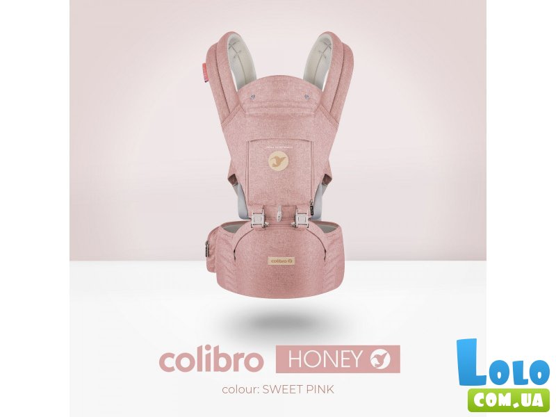 Эрго-рюкзак Honey Sweet pink, Colibro (розовый)